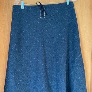 Vintage (or almost vintage) J Crew Skirt - Blue - Size 12
